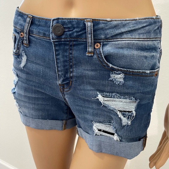 Aeropostale Denim Distressed Shorts - Picture 7 of 11